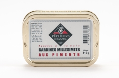 Sardines millésimées aux piments 115g