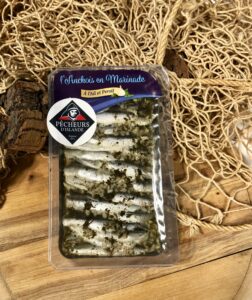 Filets d’anchois marinés aïl 200g