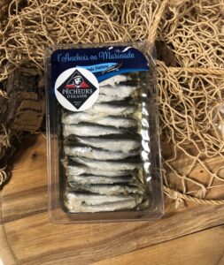 Filets d’anchois marinés nature 200g