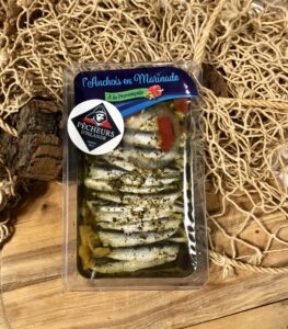 Filets d’anchois marinés provençale 200g