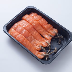 Pavés de saumon fumés à la ficelle / le kg