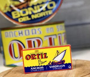 Anchois à l’ancienne à l’huile d’olive 47,5g ORTIZ