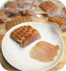 Saucisson de thon blanc fumé (environ 180grs)