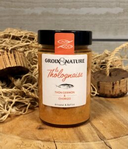 Tholognaise thon germon et chorizo180grs