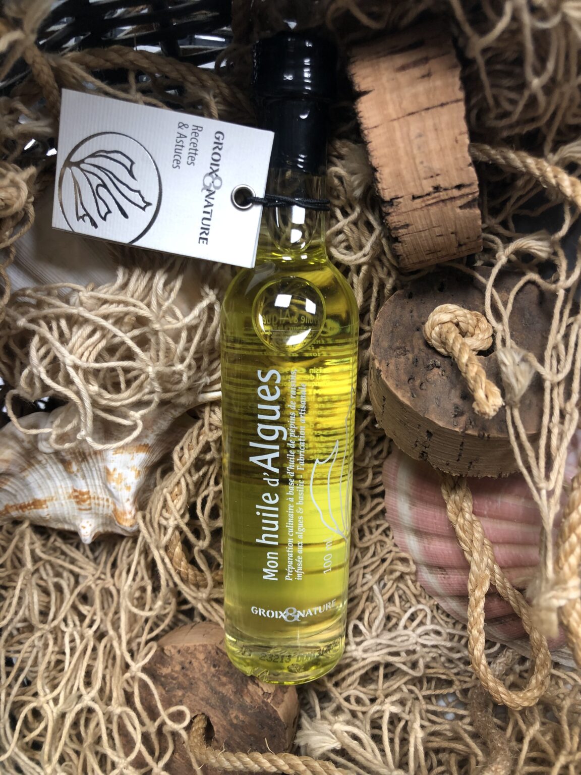 Huile d'Algues infusée aux algues et basilic100 ml Pêcheurs d'Islande — free download