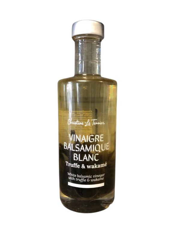 Vinaigre balsamique blanc Truffe et wakamé 250ml