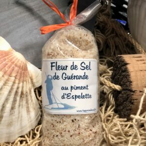 Fleur de sel de Guérande au piment d’Espelette 125g