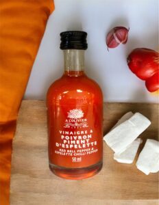 Vinaigre poivron et piment d’Espelette 50ml