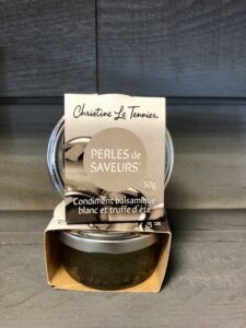 Perles de saveurs Condiment balsamique blanc et truffe d’été 50g