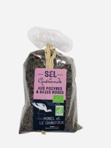 Sel de Guérande aux poivres et baies roses 250g
