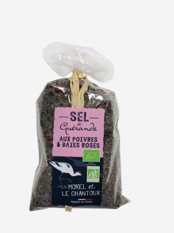 Sel de Guérande aux poivres et baies roses 250g