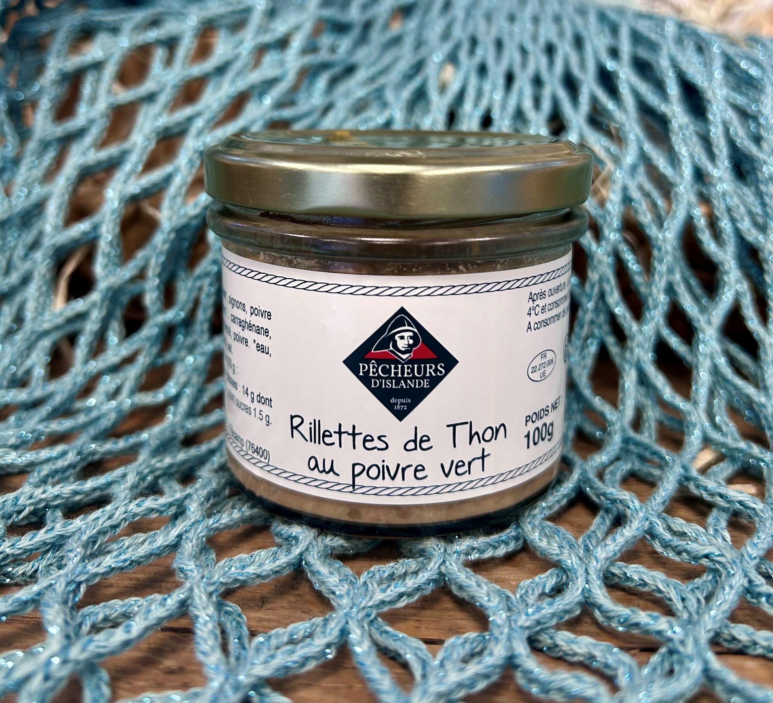 Rillettes de Thon au poivre vert 100g