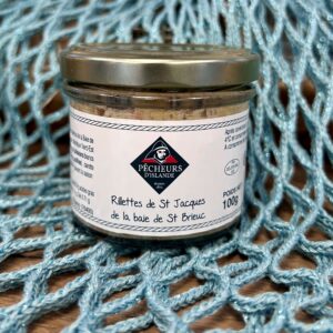 Rillettes de St Jacques de la baie de St Brieuc 100g